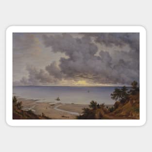 sandown bay from near shanklin chine isle of wight 1827 - John Glover Sticker